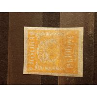 1921 РСФСР Загорский 8БП папиросная бумага чистая клей MNH** (5-4)