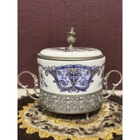 Очень красивая сахарница, Англия, клеймо, много лотов с рубля