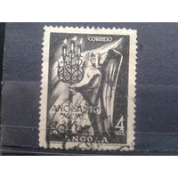 Ангола, колония Португалии, 1950. Ангел с подсвечником