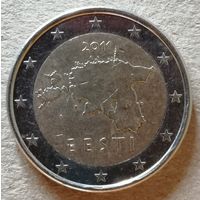 Эстония 2 евро 2011 год, KM# 68