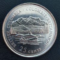Канада 25 центов 1992, 125 лет конфедерации Британская Колумбия (1.8.7).