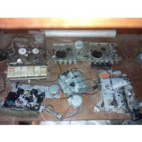 Лентопротяжки от старых магнитофонов .