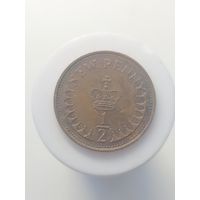 1/2 пенни Великобритания 1971 год  лот 43