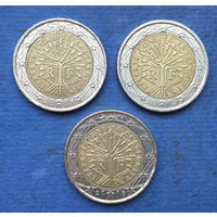 Франция 2 евро 2011, 2012, 2016