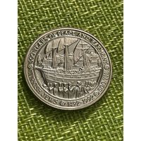 Турция 5000 лир 1992 г. (500 лет мира и гармонии - Турецкие евреи) ( Proof тираж 20 тысяч )