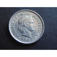 Швейцария 10 раппенов 1967 г.