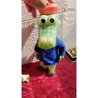 ИГРУШКА КРОКОДИЛ ГЕНА ЗНАК КАЧЕСТВА СССР ВЯТКА  . ОРИГИНАЛ  .  Распродажа Коллекции !!! . Экспресс  Аукцион не с рубля без МПЦ и прочего 3 ДНЯ  .Много лотов в продаже .