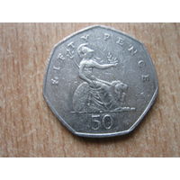 50 пенсов 1999 год