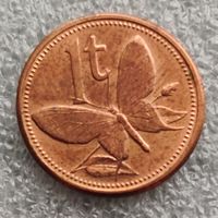 Папуа - Новая Гвинея 1 тойя  1990 г.