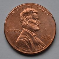 США, 1 цент 2015 г.