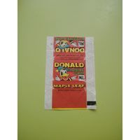 Обёртка от жвачки Donald Галандыя не частая