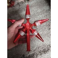 Редкое навершие,красное стекло,каталог,с рубля