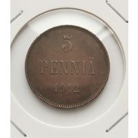 51. 5 пенни 1912 г. С рубля