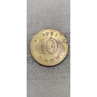 Южная Корея 10 вон 1991