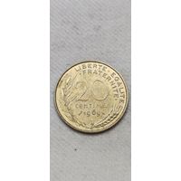 Франция 20 сентимос 1969