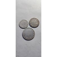 10 , 15 , 20 копеек 1877 год, нечастые, Александр 2