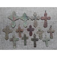 Лот крестиков православных в коллекцию или на панно. Цена за все.