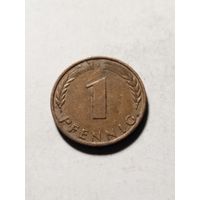 Германия 1 пфенинг 1950 J