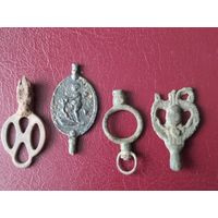 Ключик от карманных часов. 4 шт.