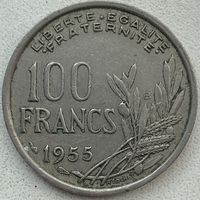 Франция 100 франков 1955 г. B