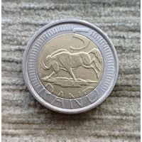 Werty71 ЮАР 5 рандов 2004 рэндов ранд рэнд биметалл