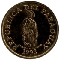 Республика Парагвай.  1 гуарани 1993. ФАО
