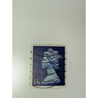 Великобритания 1971 Профиль королевы Елизаветы II.