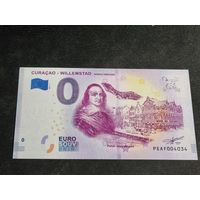 0 Евро Сувенирная (копия) Кюрасао- Виллемстад 2019 Unc