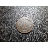 Германия 1 пфенниг 1898