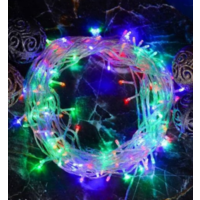 Гирлянда новогодняя 10 метров разноцветная улица дом