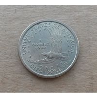 США, доллар 2000 г., Р, американский орел/Сакагавея