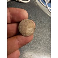 6 грошей (шостак) 1663 г. AT, Ян II Казимир Ваза, Краков.