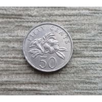Werty71 Сингапур 50 центов 1989