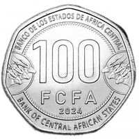 Центральная Африка (BEAC) 100 франков, 2024 UNC