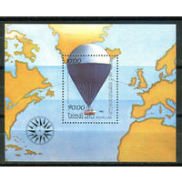 Лаос - 1983г. - 200 лет воздухоплаванию - 1 блок - полная серия, MNH [Mi bl. 94]. #O-Bl-Z-2-4