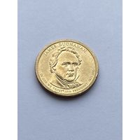 1 доллар, 15-й президент США Джеймс Бьюкенен