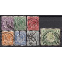 220.BrK. Великобритания. Колонии. Кения и Уганда. Георг V. Стандарт. 1922 г. Mi.##2/3/5-8/10.
