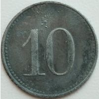 "10". Жетон платежный. Германия. 1920-е гг.