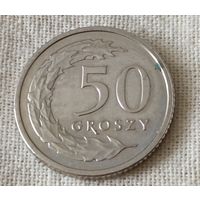 Польша. 50 грошей  2014 года.