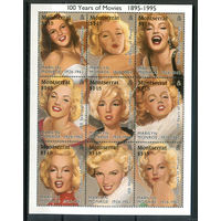 Монтсеррат - 1995г. - 100 лет кино. Мэрилин Монро  MNH