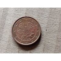 Германия 1 евроцент, 2016"A". (-U-обм)