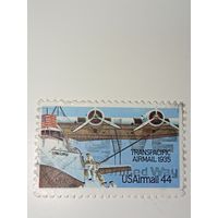 США 1985 50-летие первого транстихоокеанского авиапочтового рейса China Clipper.