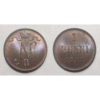 1 пенни 1911 UNC