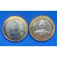 Аргентина 2 песо, 2016 200 лет Независимости.