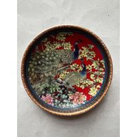 Тарелка декоративная 100мм  фарфор