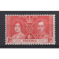 1937 Нигерия ** 1d, Коронация