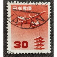 Марка Япония 1961г. Авиация. 4.7