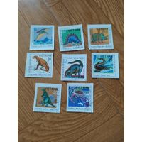 Вьетнам серия марок, динозавры.