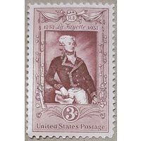 1957  200-летие со дня рождения маркиза де Лафайета США