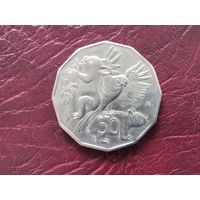 50 центов Австралия 2004 г. Природа Австралии.